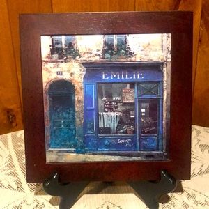 NWT European Scene 7” x 8” Trivet or Wall Decor